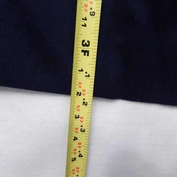 Pea Coat Women's Mid Length Navy Blue Double Button Wool Size XXL - Picture 9 of 13